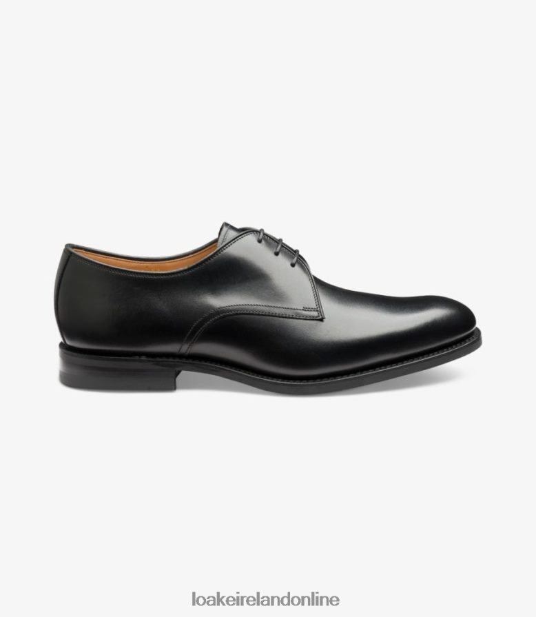 Loake 26804V150 Gable Black Plain Ties