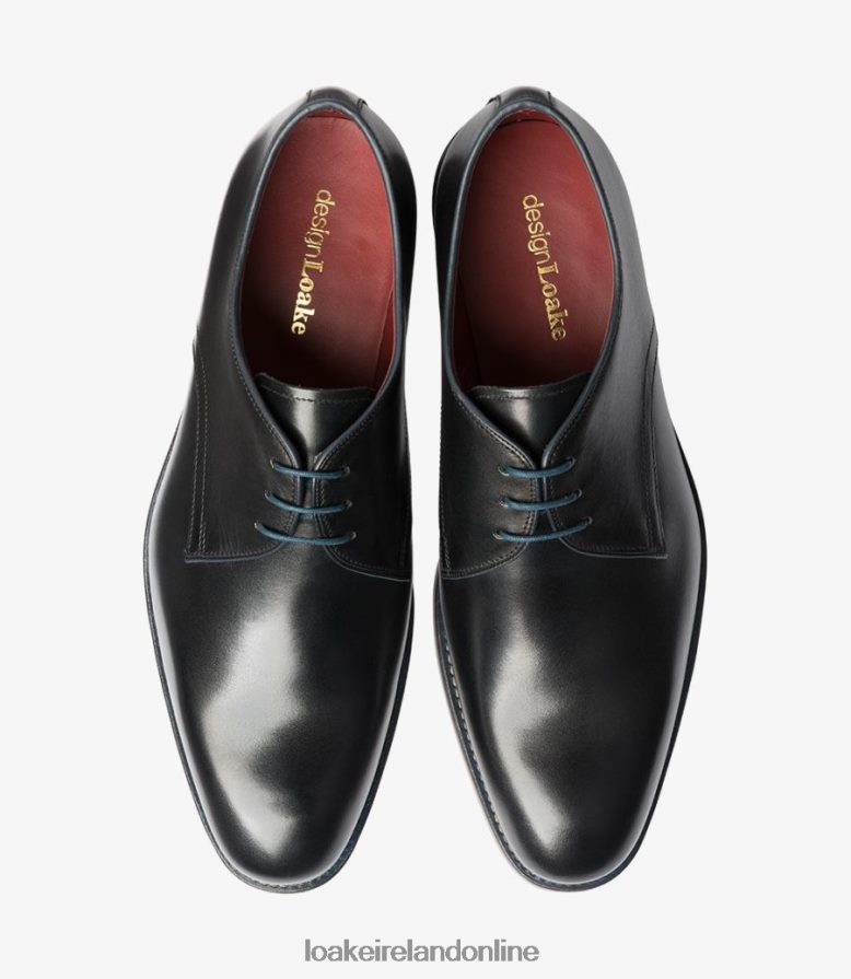 Loake 26804V159 Drake Black Plain Ties