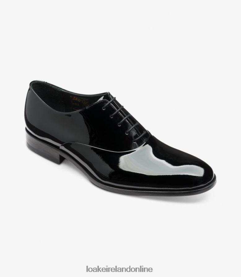 Loake 26804V163 Patent Black Plain Ties