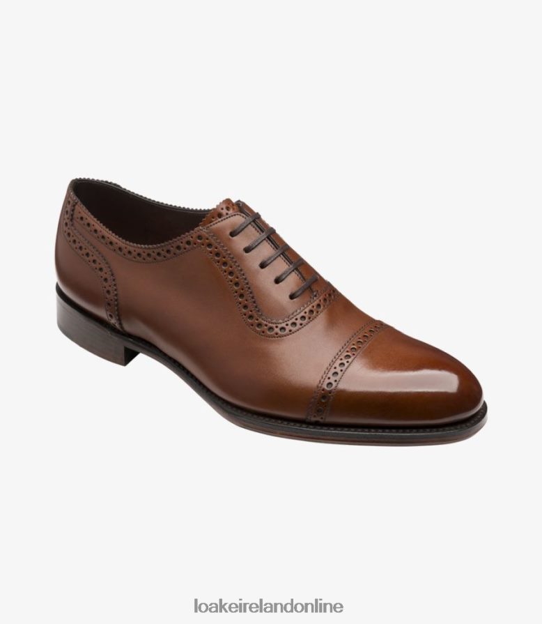 Loake 26804V167 Trinity Deep Mahogany Semi Brogues