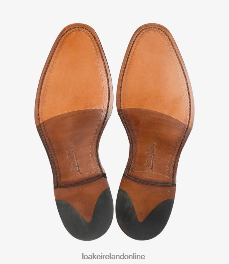 Loake 26804V168 Strand Mahogany Semi Brogues