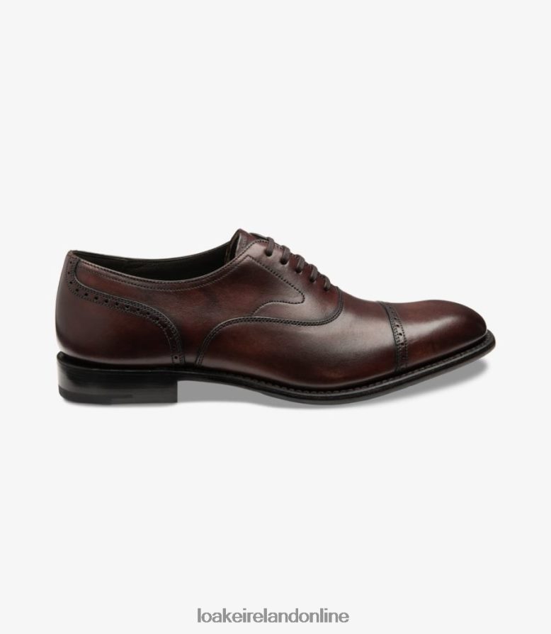 Loake 26804V173 Hughes Burgundy Semi Brogues