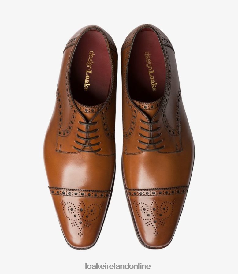 Loake 26804V177 Foley Cedar Semi Brogues