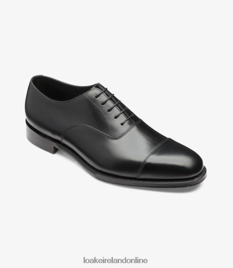 Loake 26804V183 Aldwych Black Toe Caps