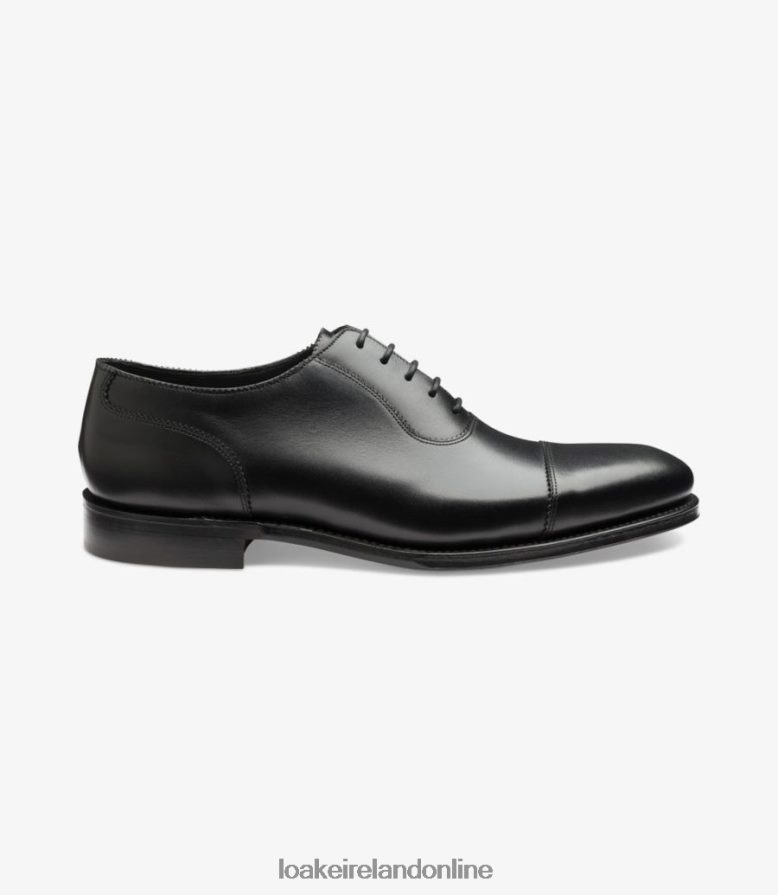 Loake 26804V185 Evans Black Toe Caps