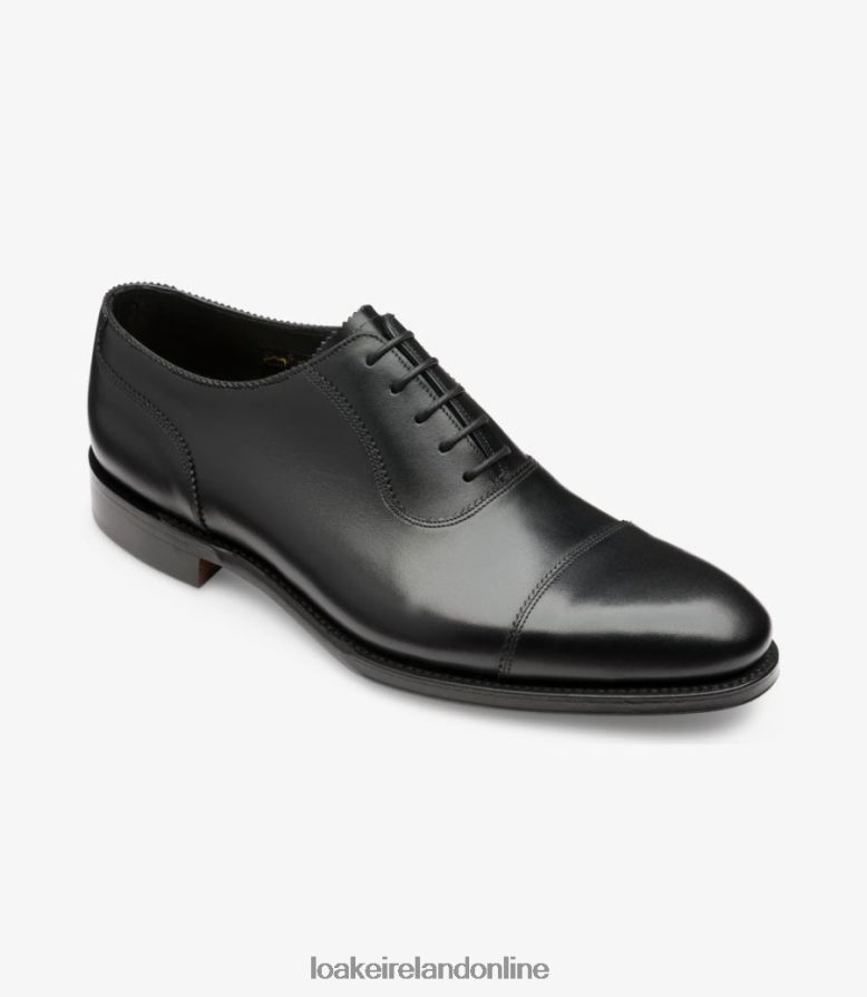 Loake 26804V185 Evans Black Toe Caps