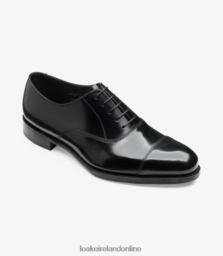 Loake 26804V187 Elgin Black Toe Caps