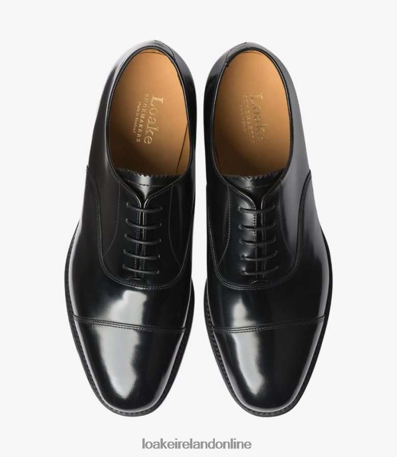 Loake 26804V188 747 Black Toe Caps