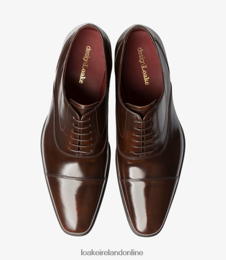 Loake 26804V191 Sharp Dark Brown Toe Caps