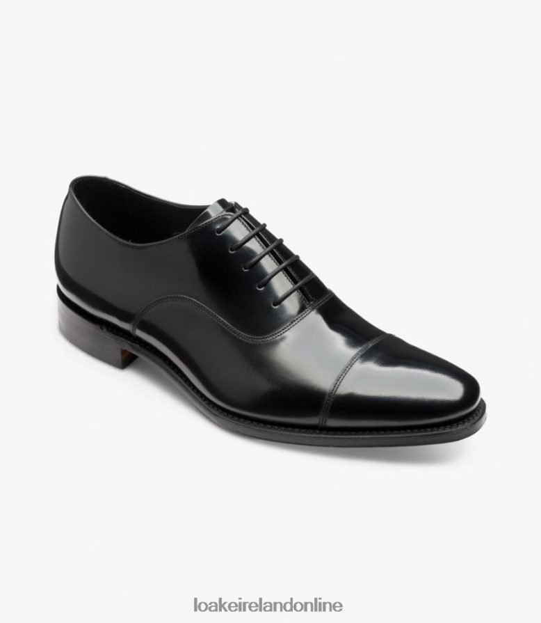 Loake 26804V195 Finsbury Black Toe Caps