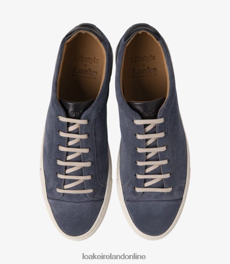 Loake 26804V34 Dash Light Blue Suede Trainers & Sneakers