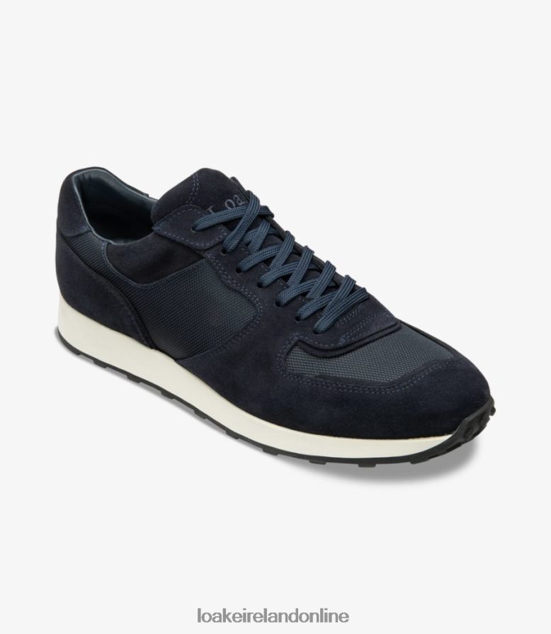 Loake 26804V37 Foster Navy Trainers & Sneakers