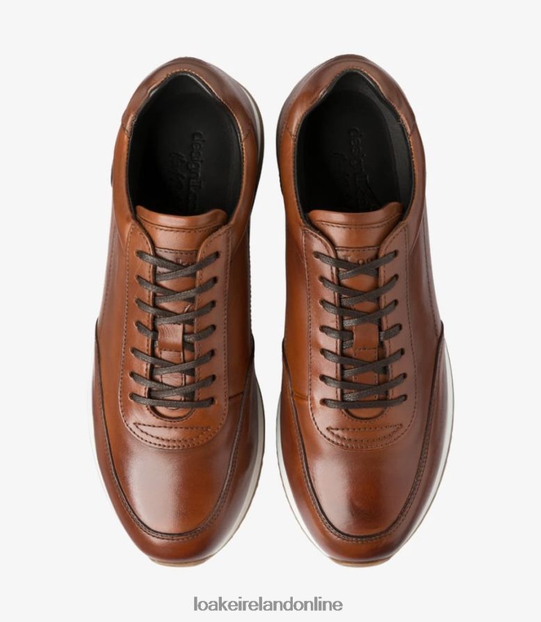 Loake 26804V44 Bannister Cedar Trainers & Sneakers