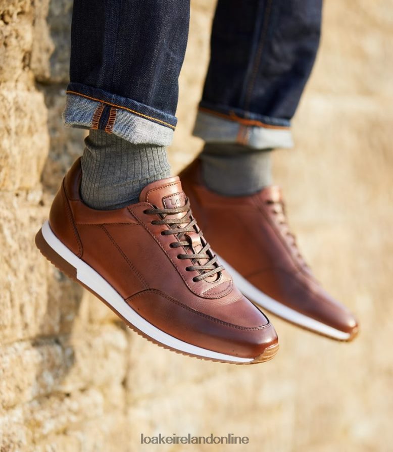 Loake 26804V44 Bannister Cedar Trainers & Sneakers