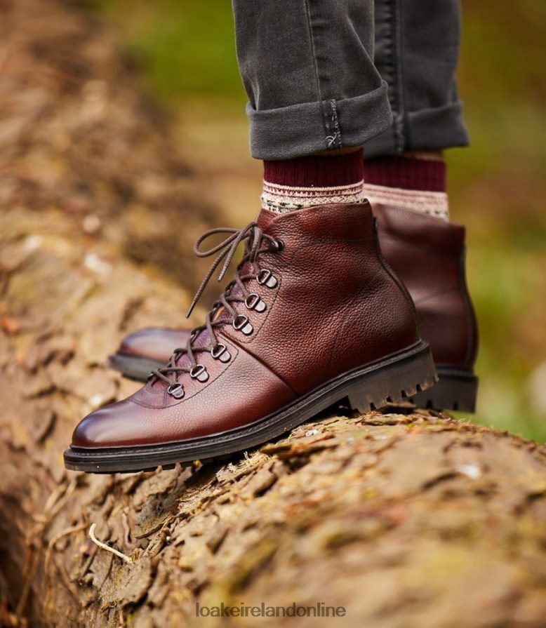 Loake 26804V137 Hiker Oxblood Grain Boots