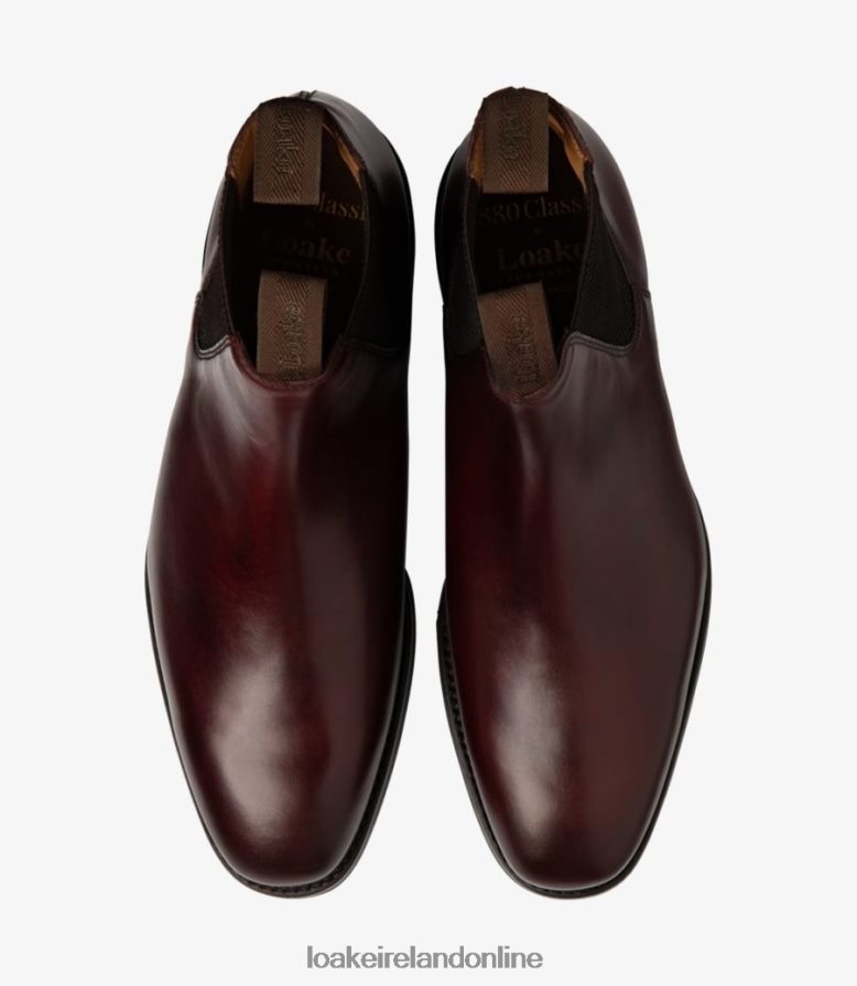 Loake 26804V86 Chatsworth Burgundy Boots