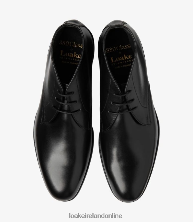 Loake 26804V107 Deangate Carbon Black Boots