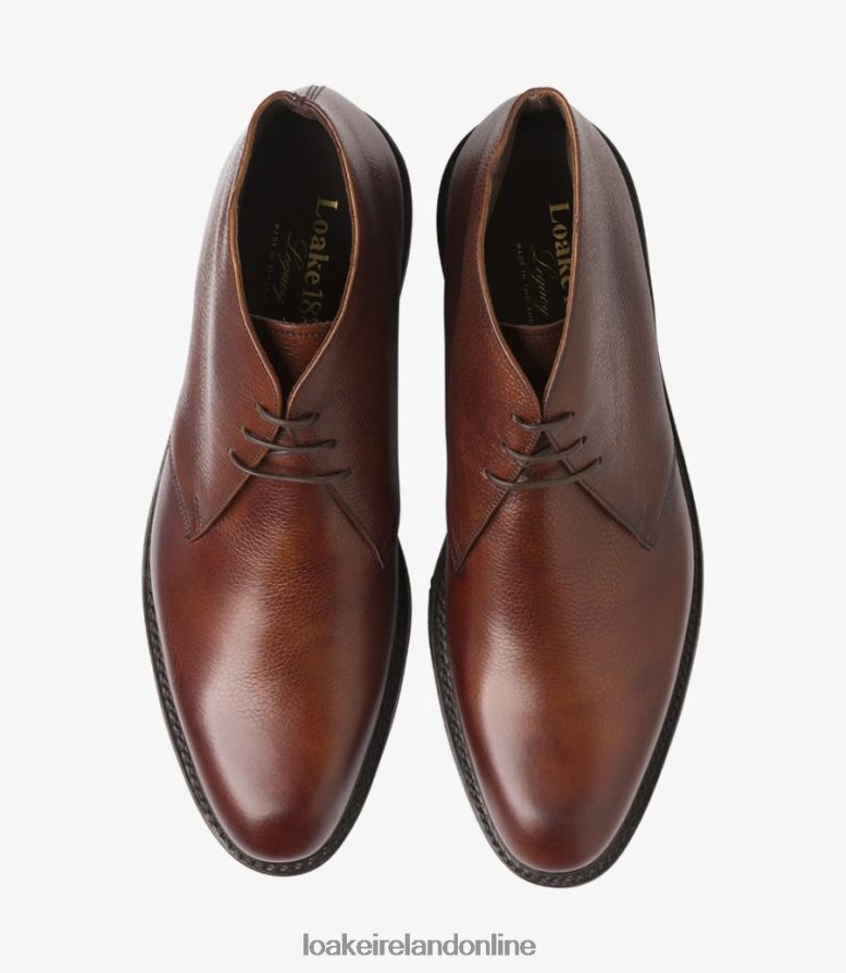 Loake 26804V108 Lytham Oxblood Grain Boots