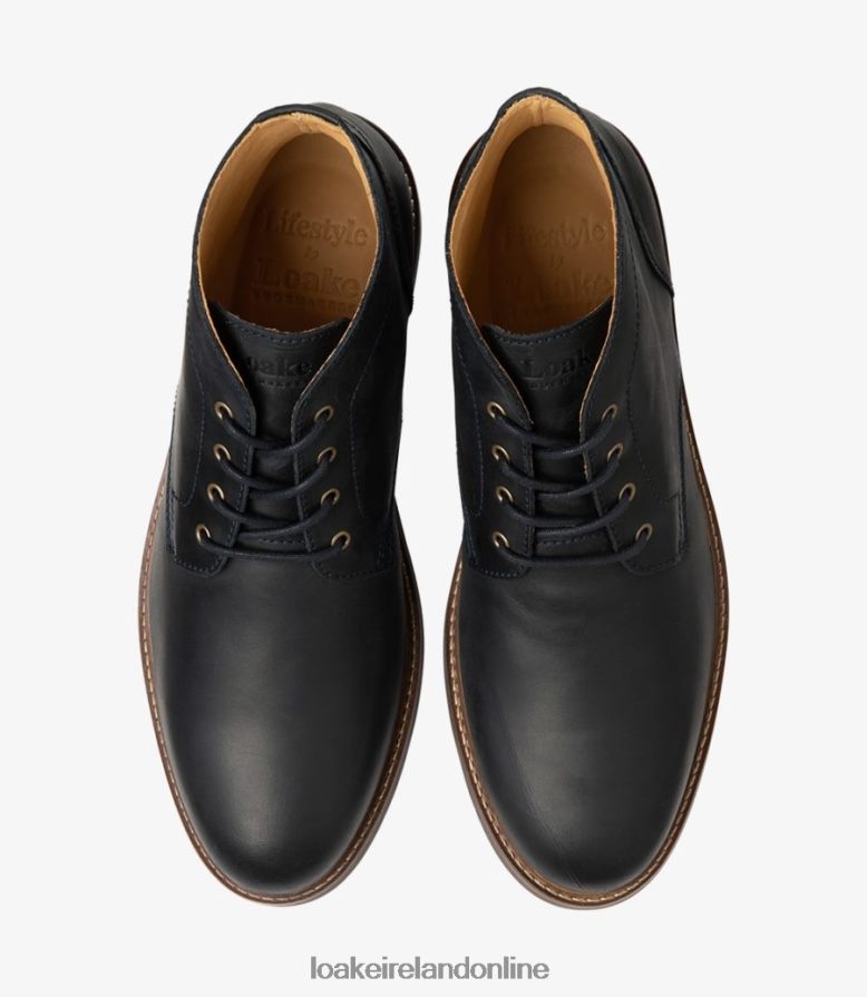 Loake 26804V120 Gilbert Navy Nubuck Boots