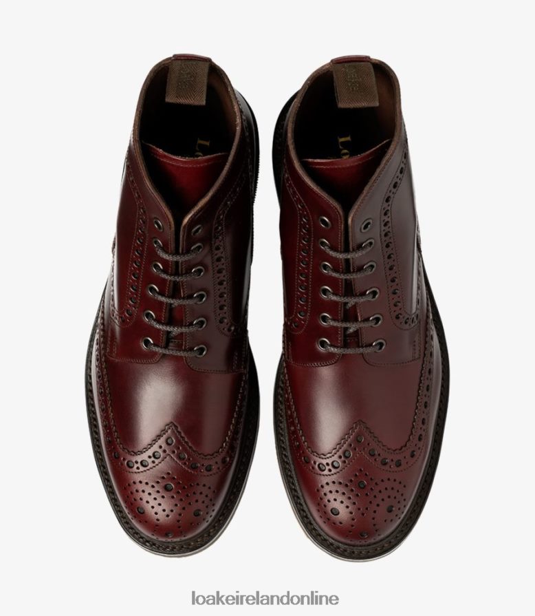 Loake 26804V124 Bedale Burgundy Boots