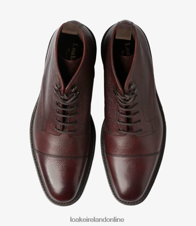 Loake 26804V125 Roehampton Oxblood Grain Boots