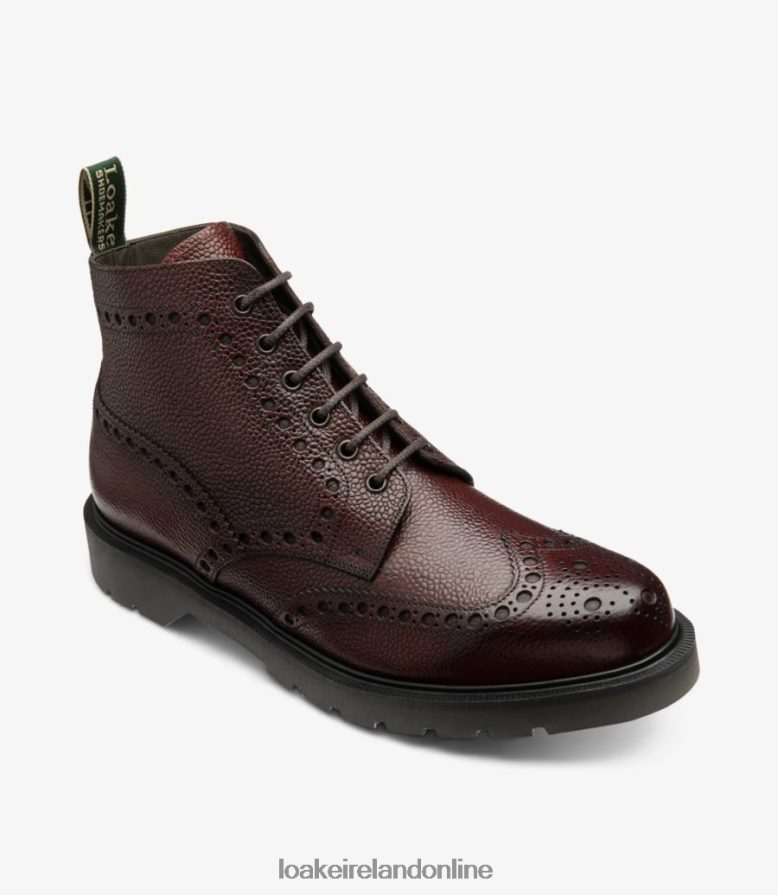 Loake 26804V133 Gage Rosewood Grain Boots