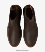 Loake 26804V105 Davy Brown Oiled Nubuck Boots - Image 3