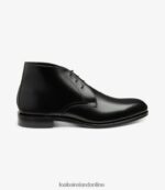 Loake 26804V107 Deangate Carbon Black Boots