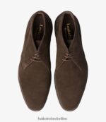 Loake 26804V110 Pimlico Dark Brown Suede Boots - Image 3