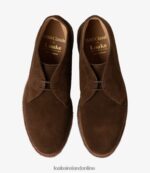 Loake 26804V113 Livingstone Brown Suede Boots - Image 3