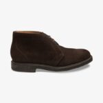 Loake 26804V114 Livingstone Chocolate Brown Suede Boots