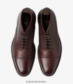 Loake 26804V125 Roehampton Oxblood Grain Boots - Image 3