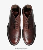 Loake 26804V131 Bedale Oxblood Grain Boots - Image 3