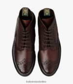 Loake 26804V133 Gage Rosewood Grain Boots - Image 3