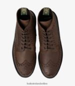 Loake 26804V134 Gage Brown Oiled Nubuck Boots - Image 3