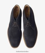Loake 26804V139 Rivington Navy Suede Boots - Image 3