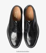Loake 26804V13 Royal Black Brogues - Image 3
