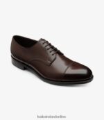 Loake 26804V143 Petergate Scorched Walnut Plain Ties - Image 2
