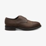 Loake 26804V146 Ampleforth Brown Oiled Nubuck Plain Ties
