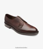Loake 26804V148 Troon Rosewood Grain Plain Ties - Image 2