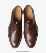Loake 26804V149 Gable Brown Plain Ties - Image 3
