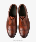 Loake 26804V14 Hepworth Chestnut Brown Brogues - Image 3