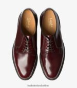 Loake 26804V151 771 Burgundy Plain Ties - Image 3