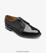 Loake 26804V152 771 Black Plain Ties - Image 2