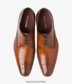 Loake 26804V153 Hannibal Brown Plain Ties - Image 3