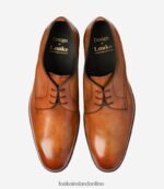 Loake 26804V155 Atherton Tan Plain Ties - Image 3