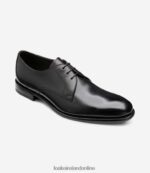 Loake 26804V156 Atherton Black Plain Ties - Image 2