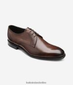 Loake 26804V157 Atherton Dark Brown Plain Ties - Image 2
