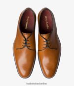 Loake 26804V158 Drake Tan Plain Ties - Image 3
