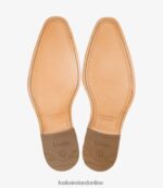 Loake 26804V158 Drake Tan Plain Ties - Image 4